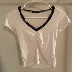 B&W brandy Melville top